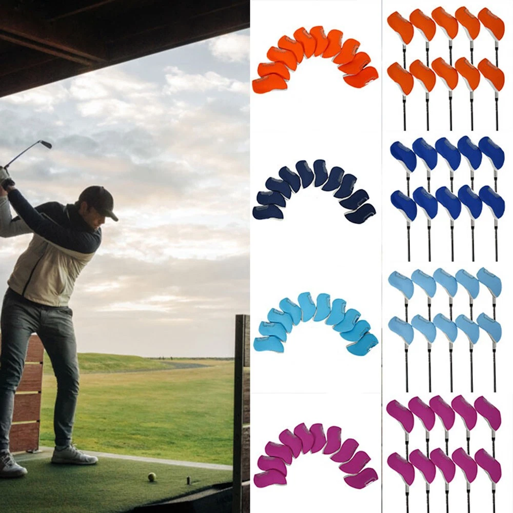 Golf Equipment Nearby - Clear Visible Head Covers 10Pcs Golf