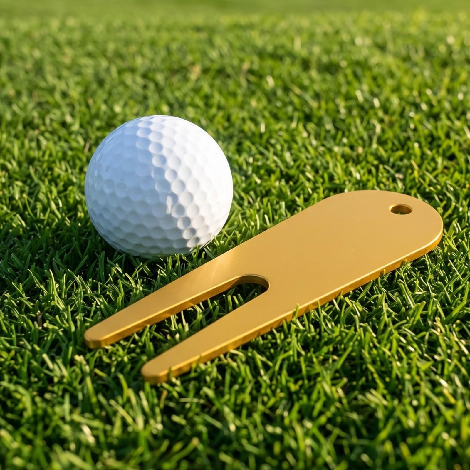 Golf Equipment Essentials - Aluminum Alloy Golf Green Repair Fork