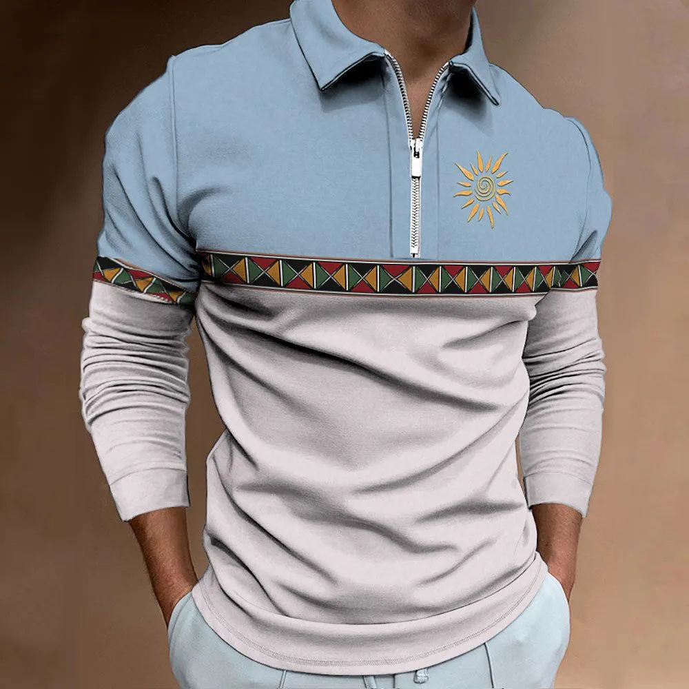 Mens Polo Shirts Retro Color B - Golf Equipment Wholesale review and price
