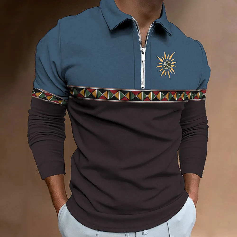 Mens Polo Shirts Retro Color B - Golf Equipment Wholesale review and price