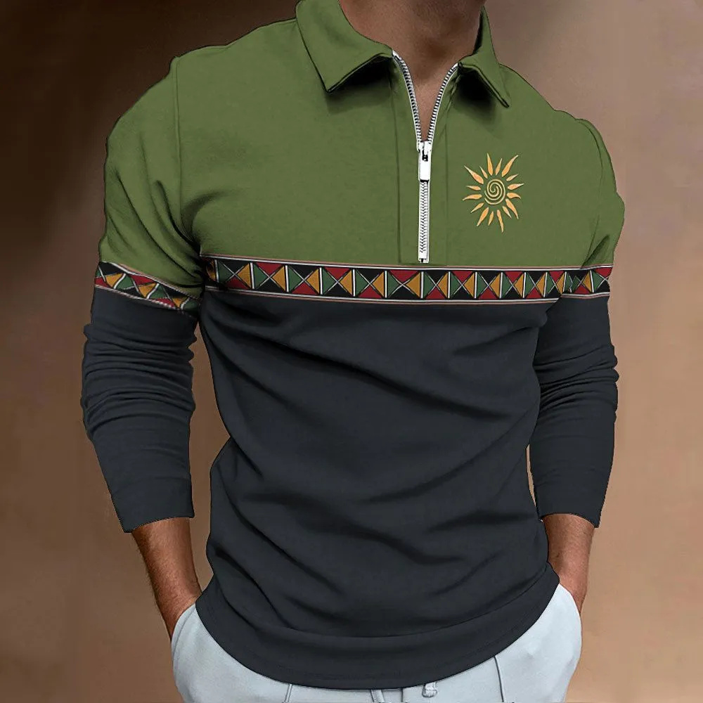 Mens Polo Shirts Retro Color B - Golf Equipment Wholesale review and price