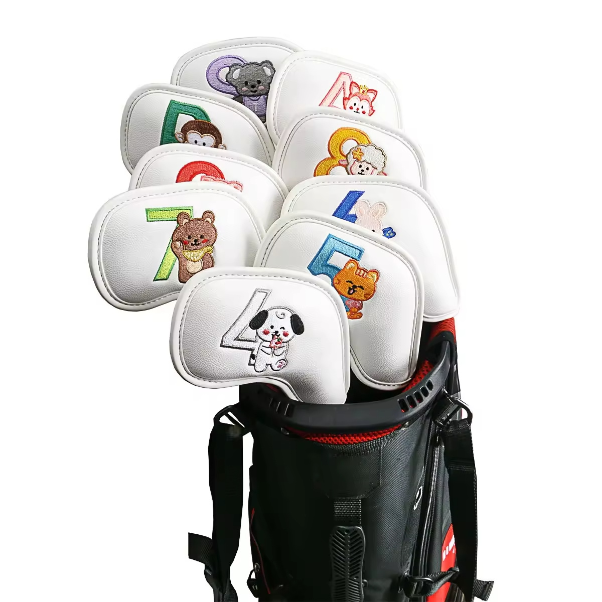 9Pcs Cute Cartoon Animal Golf  - Golf Equipment Nearby review and price