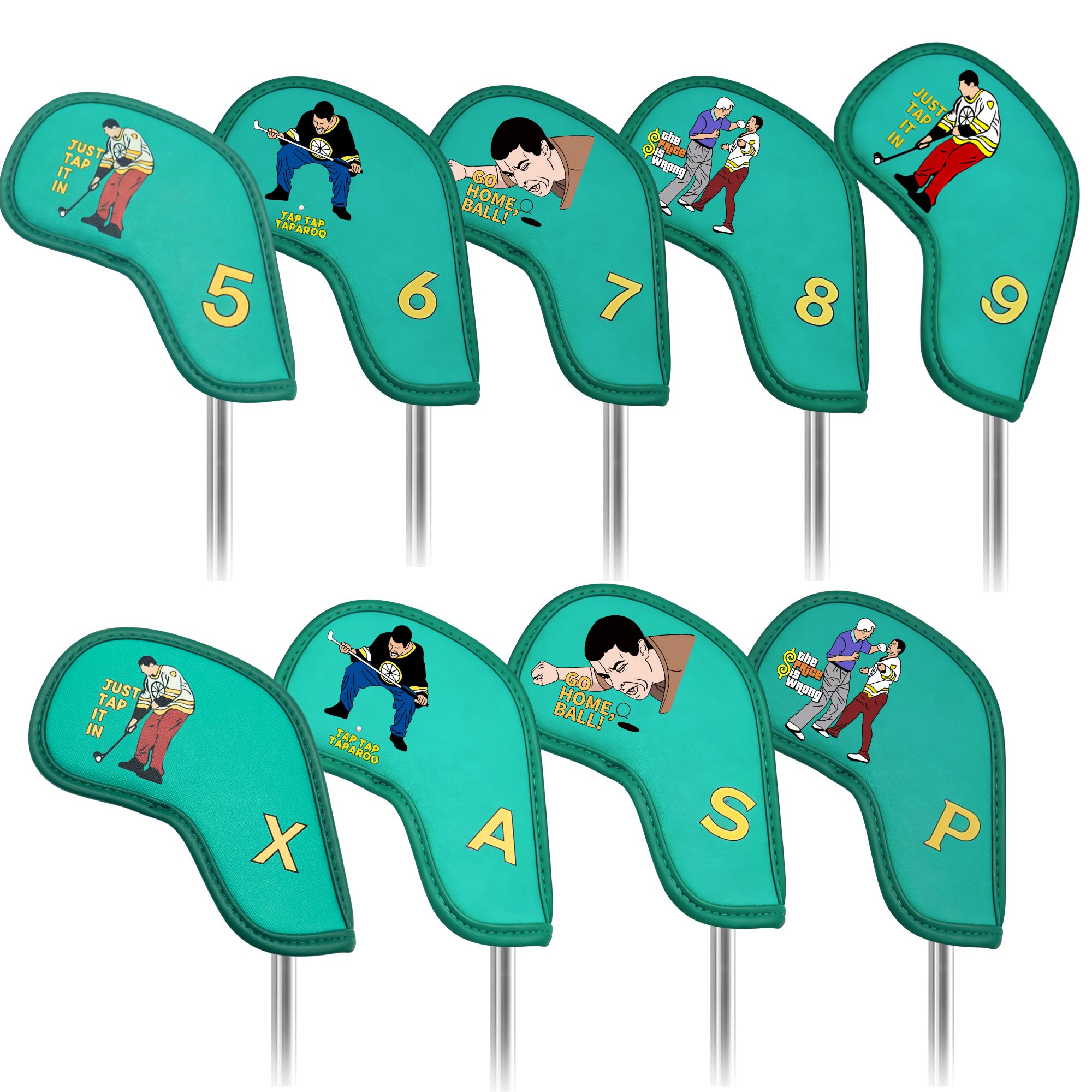 9 pcs Golf Iron Covers with Fu - Golf Equipment Nearby review and price