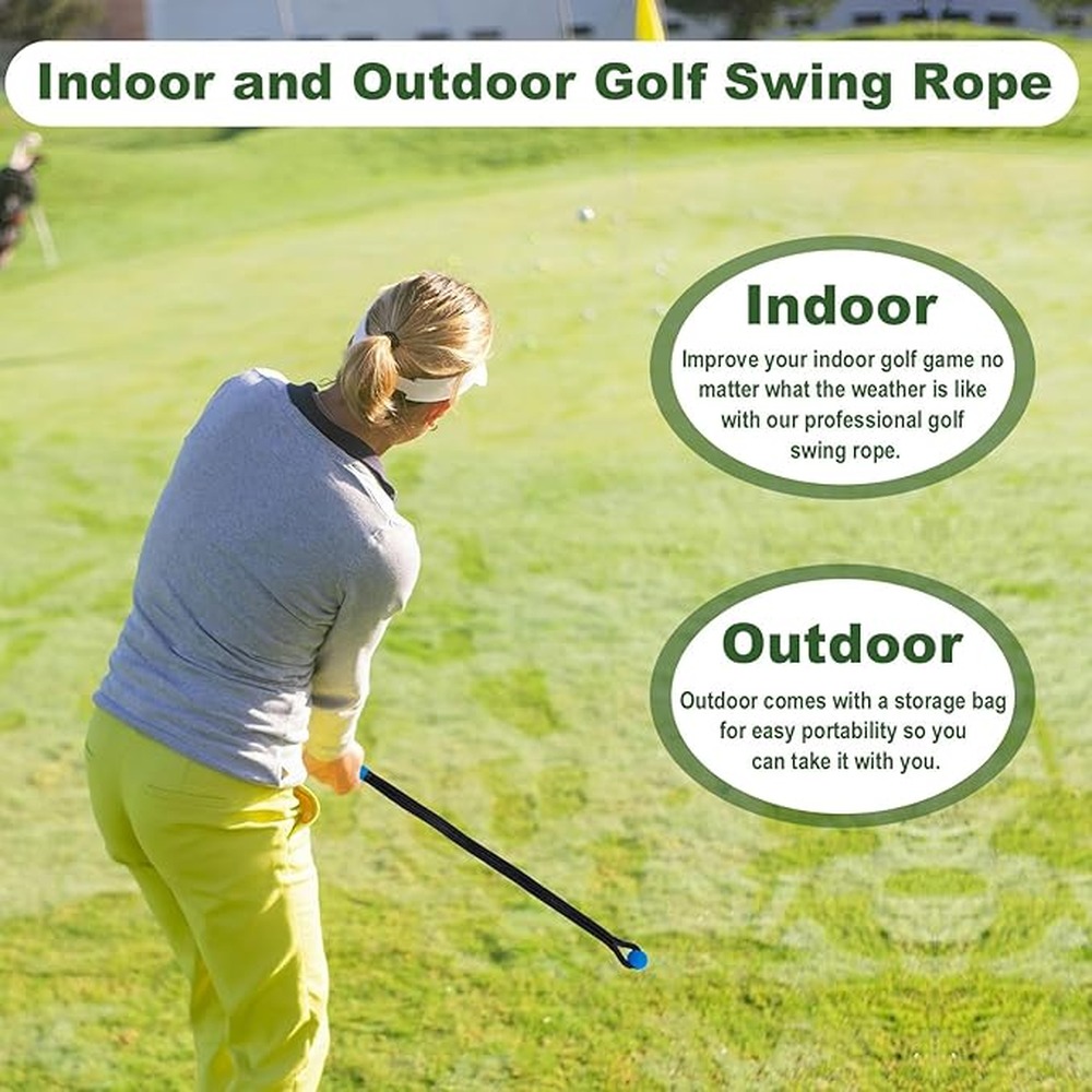 Golf Rope Swing Trainer Blue B - Golf Equipment Essentials review and price